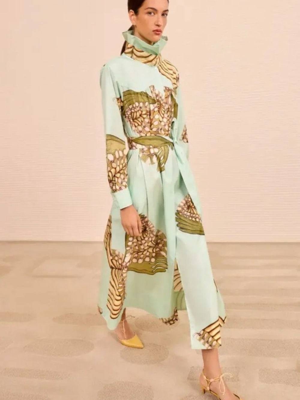 Ulla Johnson Terezi Dress | NWOT | Turtleneck| Floral Botanical | Retail $790